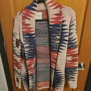 Lucky Brand Multicolor Patterned Cardigan